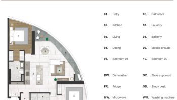 mat bang layout can ho city garden thap cresent city rise 7